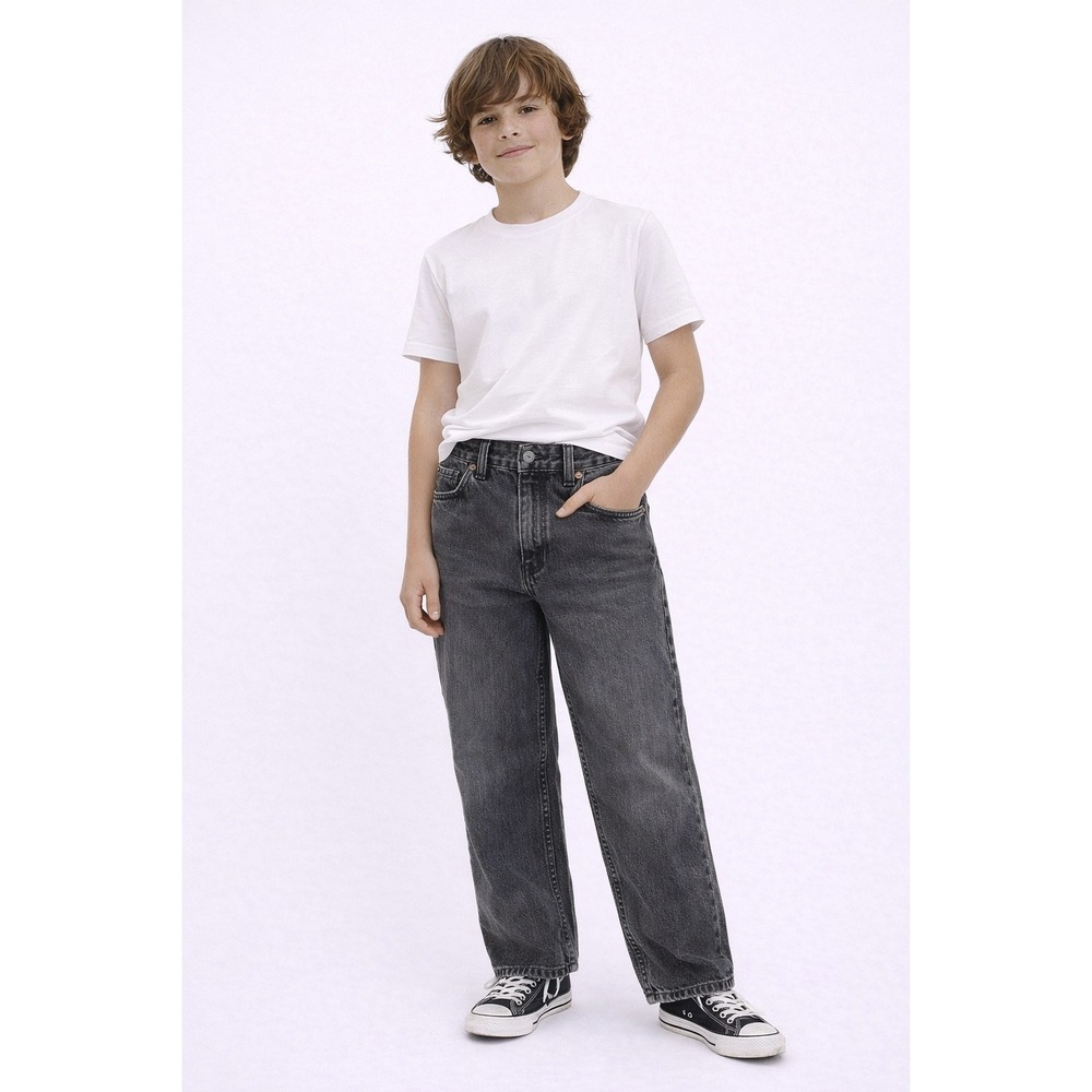 Levi's 550 Relaxed Fit Jeans Kids Size 10 Black Made in USA Vintage Denim